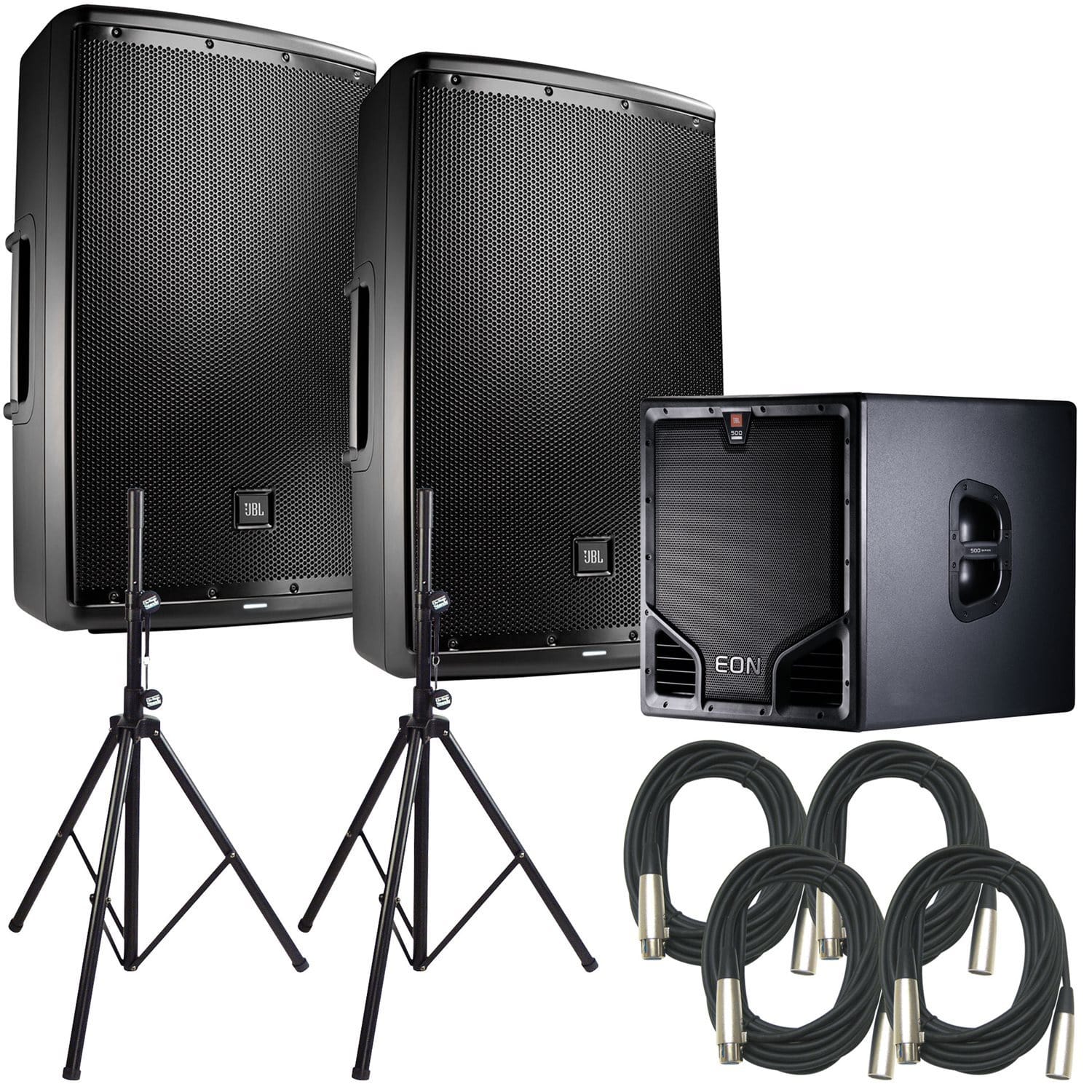 JBL Complete EON615 & EON518S PA Speaker Pack - PSSL ProSound and Stage Lighting