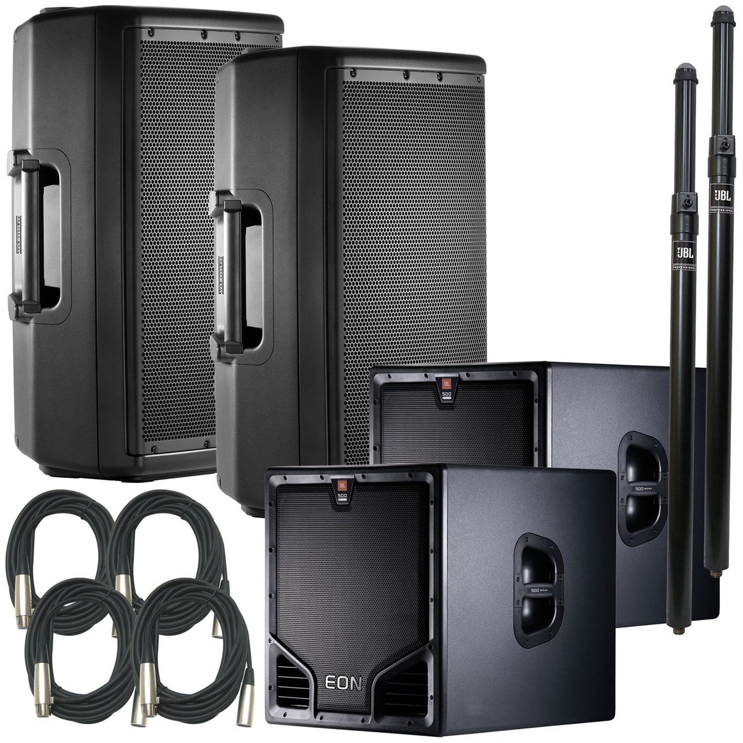 JBL EON Powered Speaker Pack 2 EON612 & 2 EON518 - PSSL ProSound and Stage Lighting