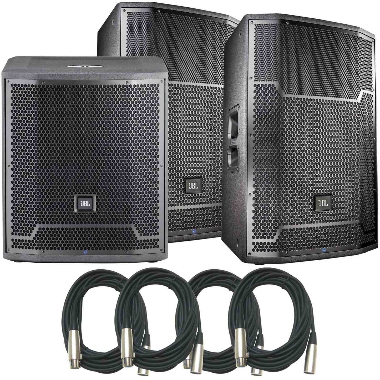 JBL Refurbished PRX715 x2 & PRX715XLF x1 Package - PSSL ProSound and Stage Lighting