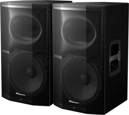 Pioneer XPRS15 15-Inch 2-Way Powered Speaker Pair - PSSL ProSound and Stage Lighting