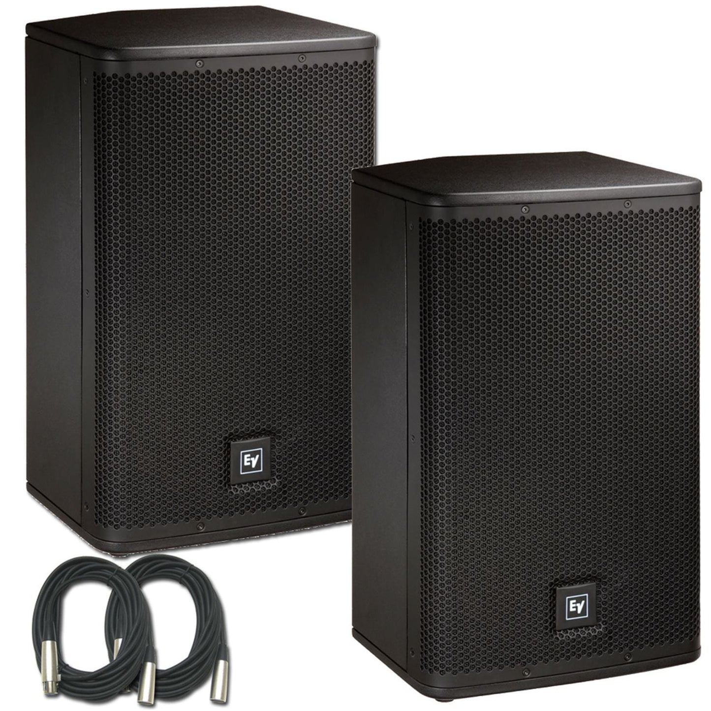 Electro Voice ELX112P Speaker Bundle with Cables (Pair) - PSSL ProSound and Stage Lighting