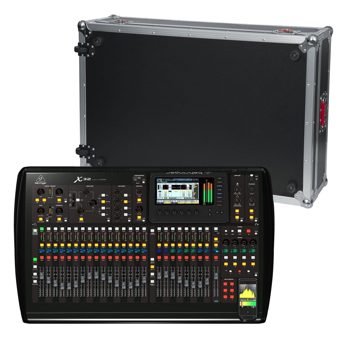 Behringer X32 Digital Mixer with Gator Road Case - PSSL ProSound and Stage Lighting