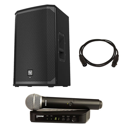 Electro-Voice EKX-12P Speaker with Shure BLX24-PG58 - PSSL ProSound and Stage Lighting