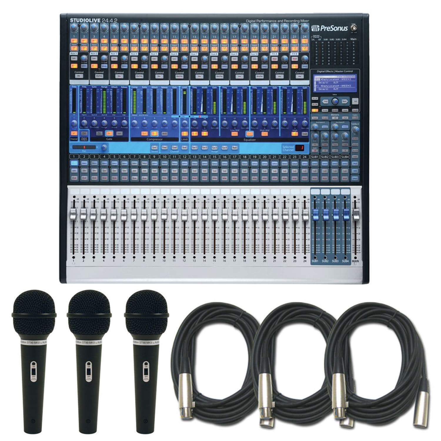 Presonus Studiolive 24-4-2 & AT ST-90MKII Pack - PSSL ProSound and Stage Lighting