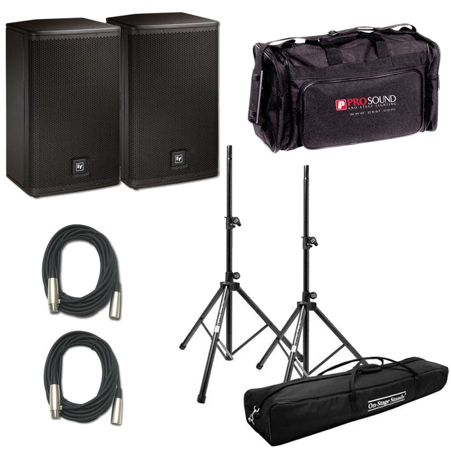 Electro Voice ELX112P 12" Powered Speaker Package (Pair) - PSSL ProSound and Stage Lighting