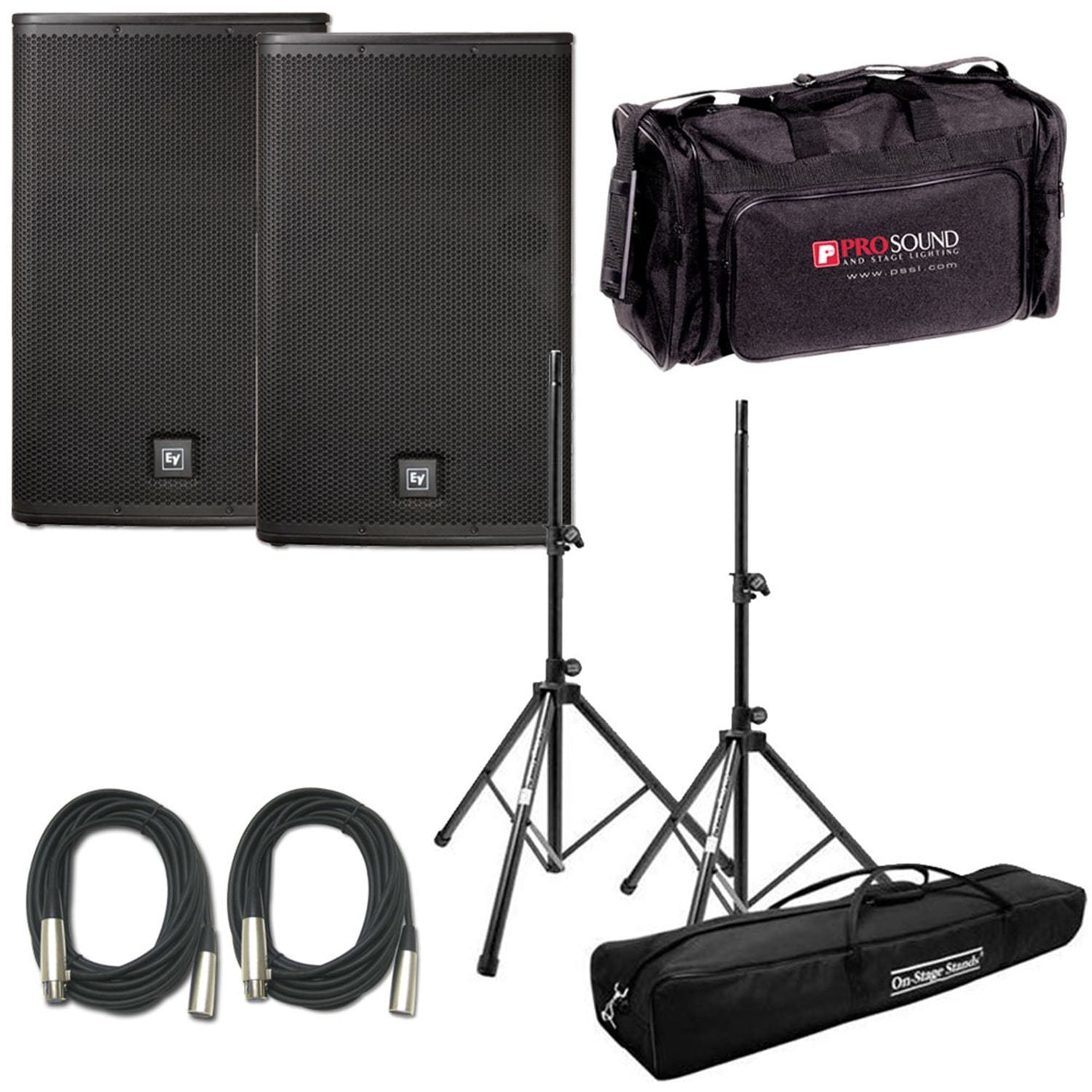 Electro Voice ELX115P 15" Powered Speaker Package (Pair) - PSSL ProSound and Stage Lighting