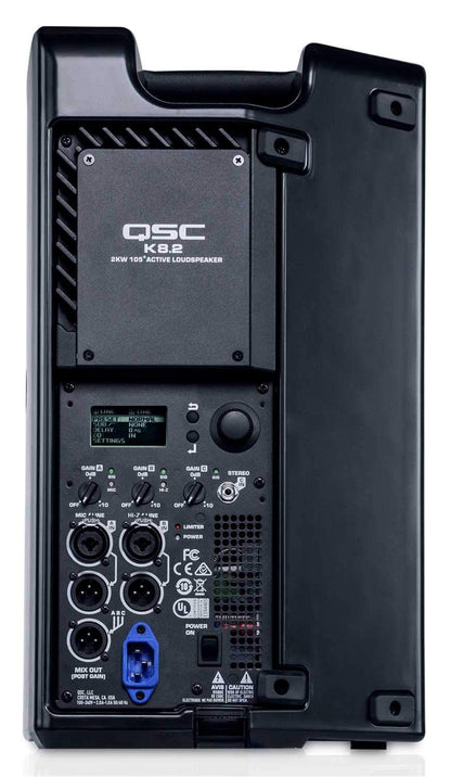QSC K8.2 Powered Speakers Pair with Shure BLX24-PG58 - PSSL ProSound and Stage Lighting