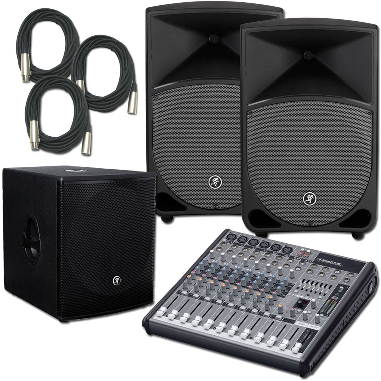 Mackie Refurb Pack 2-TH-15A,Profx12, & SRM1801 - PSSL ProSound and Stage Lighting