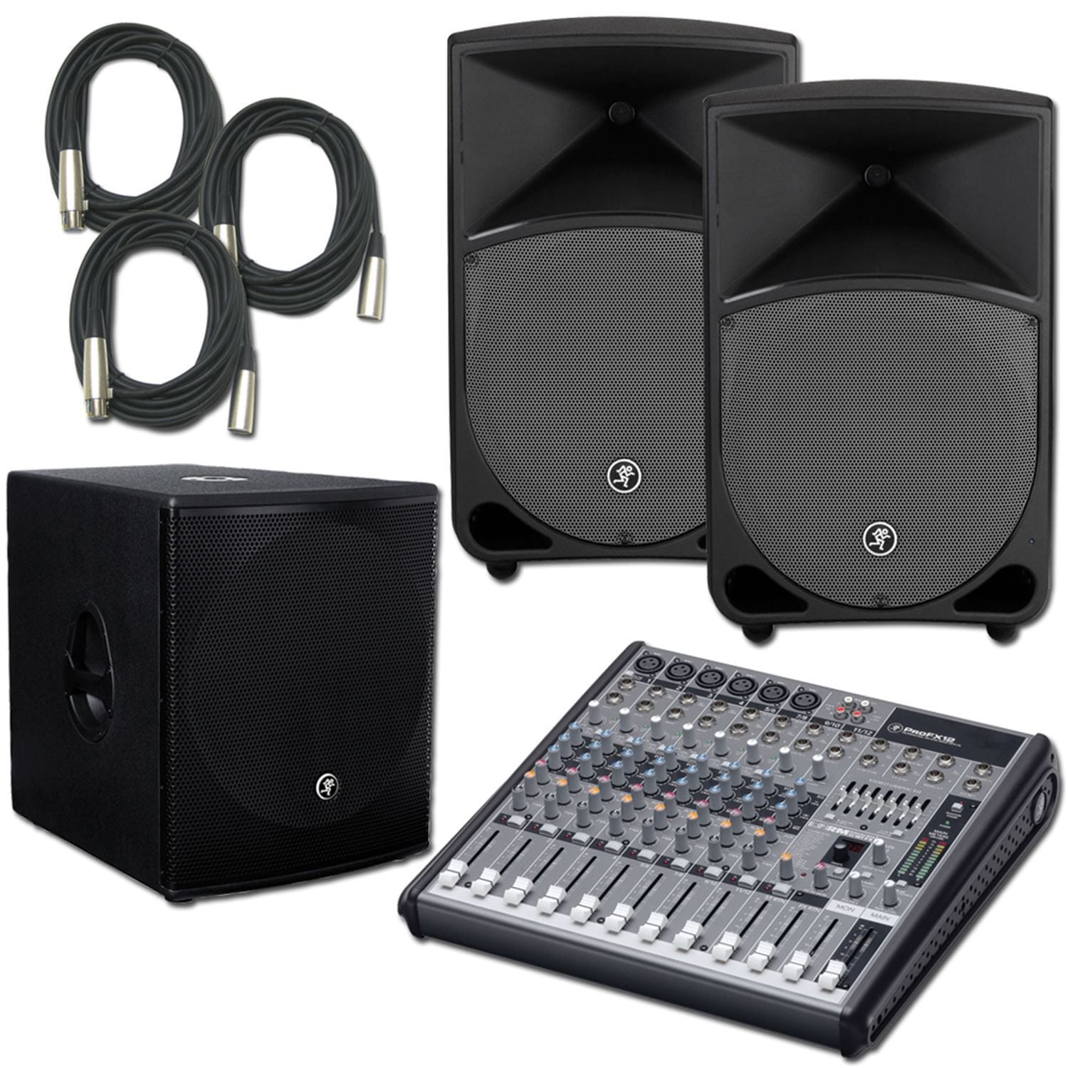 Mackie Refurb Pack with 2-TH-15A,Profx12, & SRM180 - PSSL ProSound and Stage Lighting