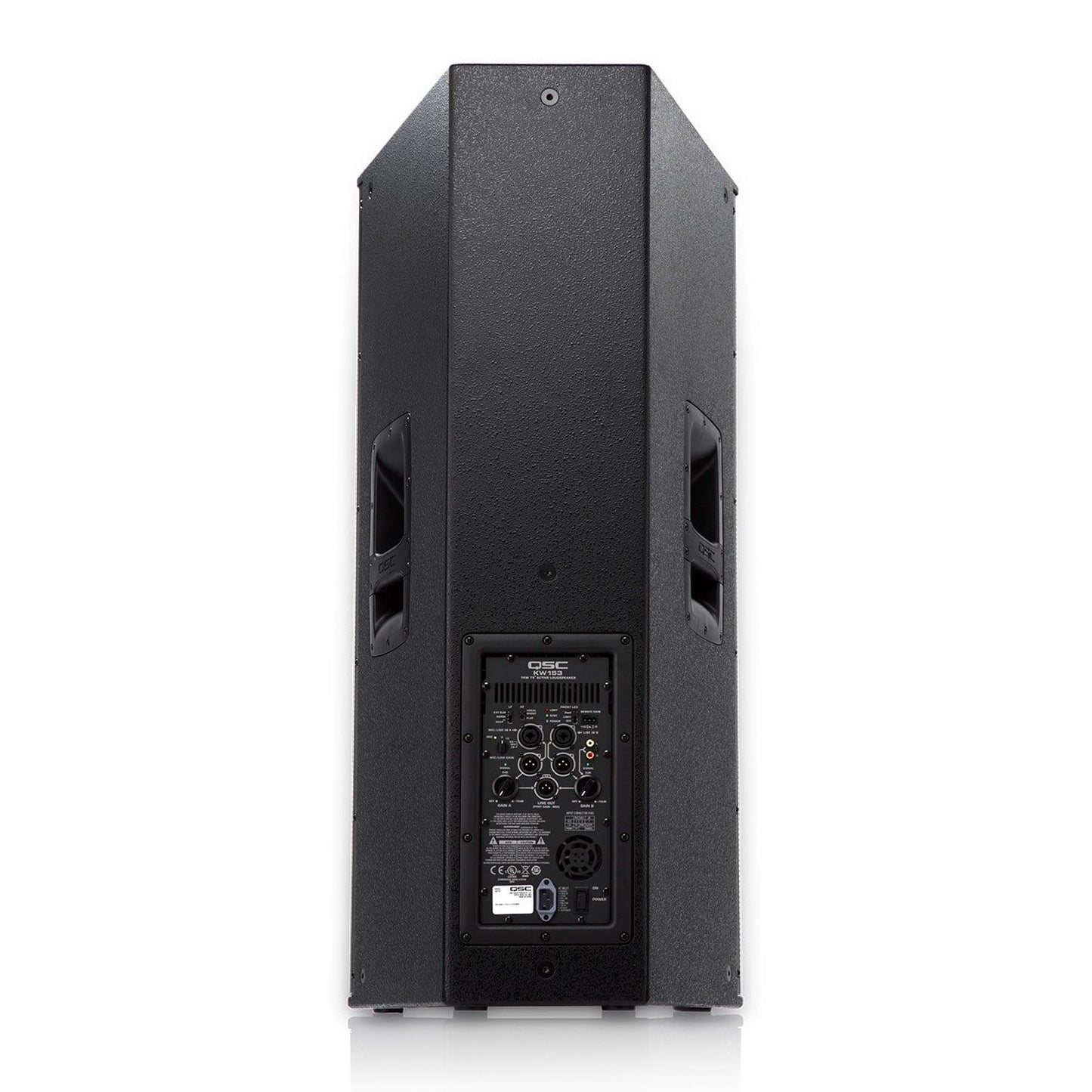 QSC KW153 Powered Speaker Pair with Shure BLX24-PG58 - PSSL ProSound and Stage Lighting