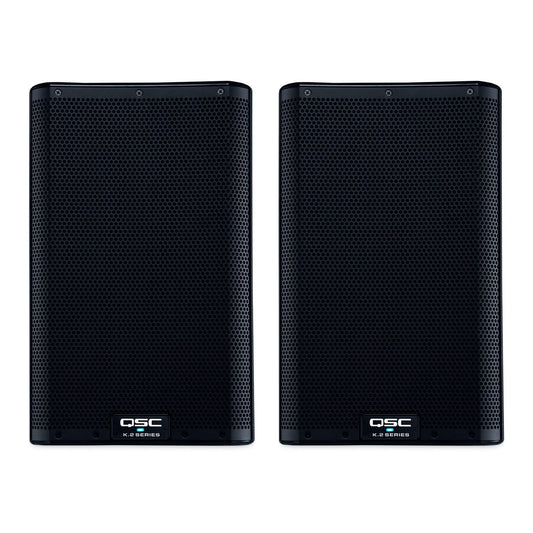 QSC K12.2 12-Inch 2-Way 2000W Powered Speaker Pair - PSSL ProSound and Stage Lighting