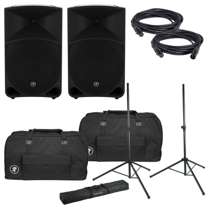 Mackie Thump12 Powered Speakers & Bags with Gator Stands - PSSL ProSound and Stage Lighting