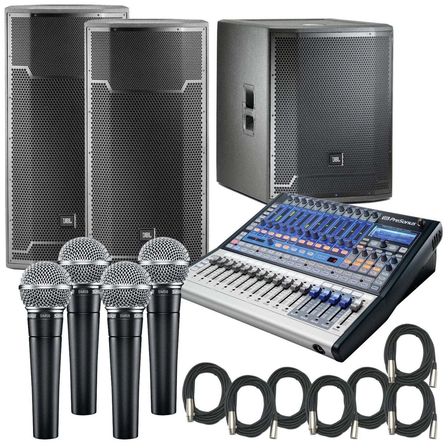 Presonus Studiolive 16.0.2 and JBL PRX Pkg with Sub - PSSL ProSound and Stage Lighting