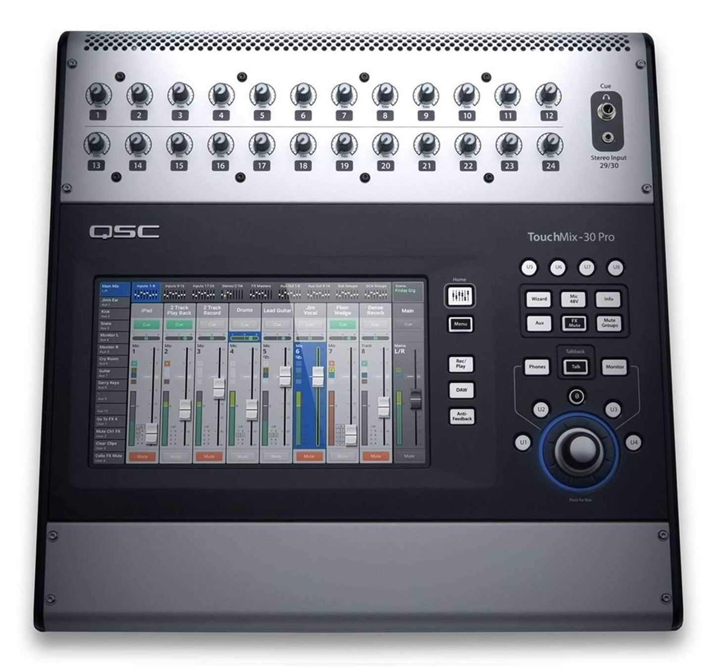 QSC K8.2 8-inch Powered Speakers with TouchMix 30 Mixer - PSSL ProSound and Stage Lighting