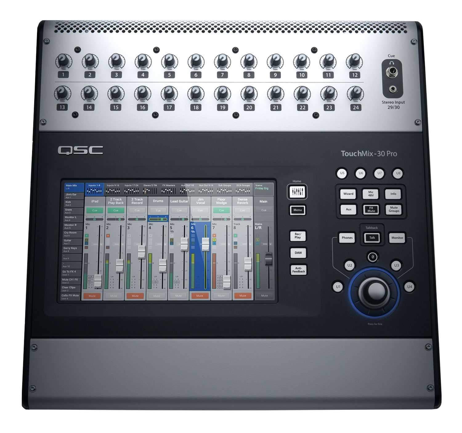 QSC TouchMix 30 Pro Digital Mixer & Tote Bag - PSSL ProSound and Stage Lighting