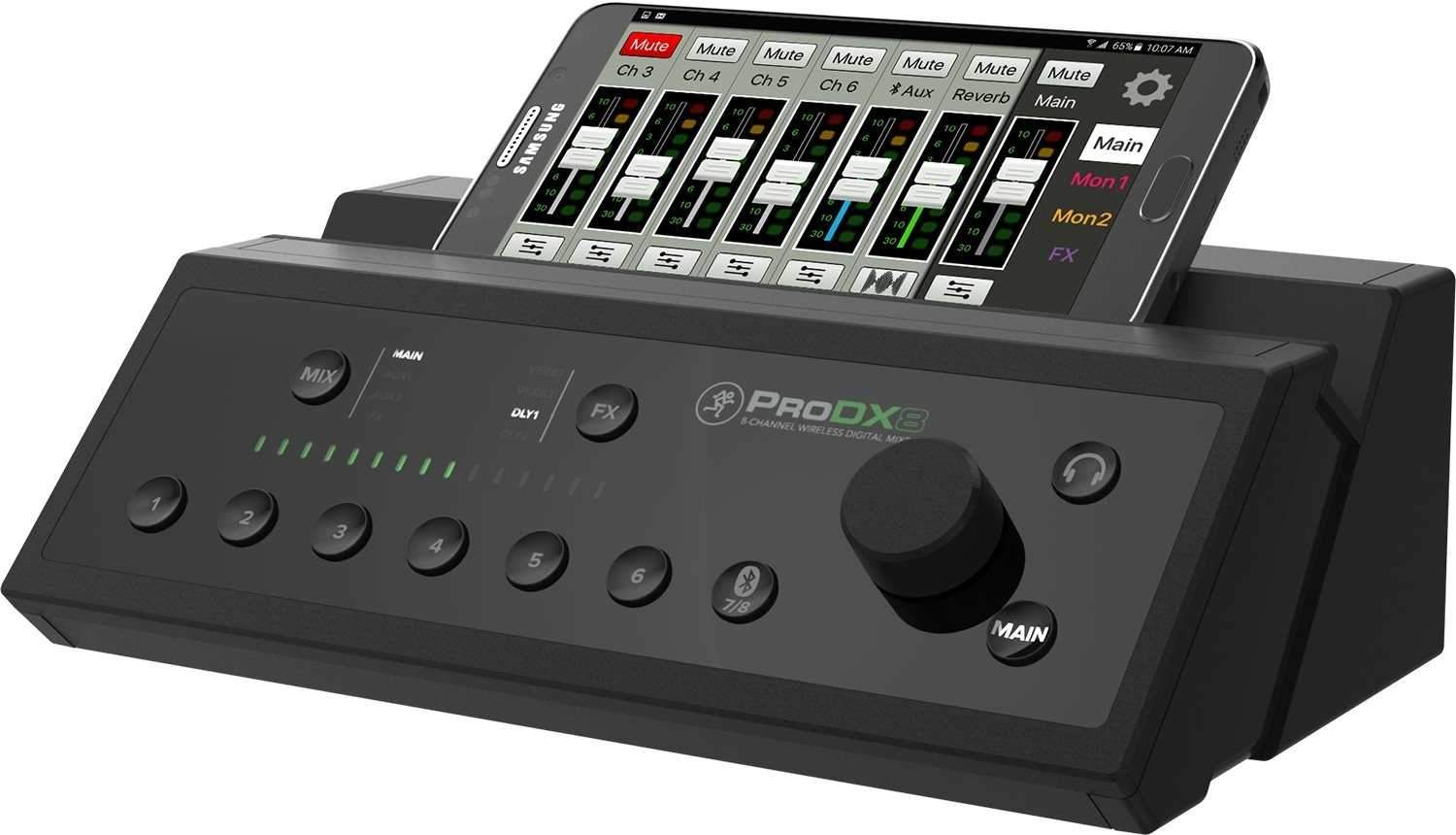 Mackie ProDX8 8-Channel Wireless Digital Mixer with Gator Bag - PSSL ProSound and Stage Lighting