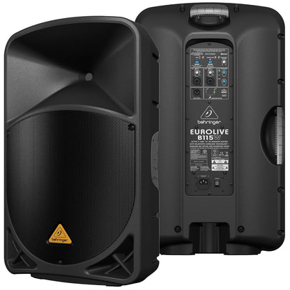 Behringer B115W 15 in Powered PA Speaker Pair - PSSL ProSound and Stage Lighting