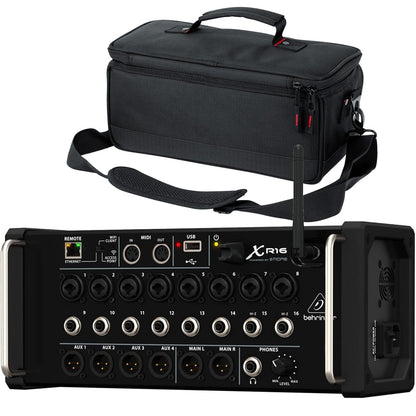 Behringer X Air XR16 16-Input Digital Mixer with Gator Bag - PSSL ProSound and Stage Lighting