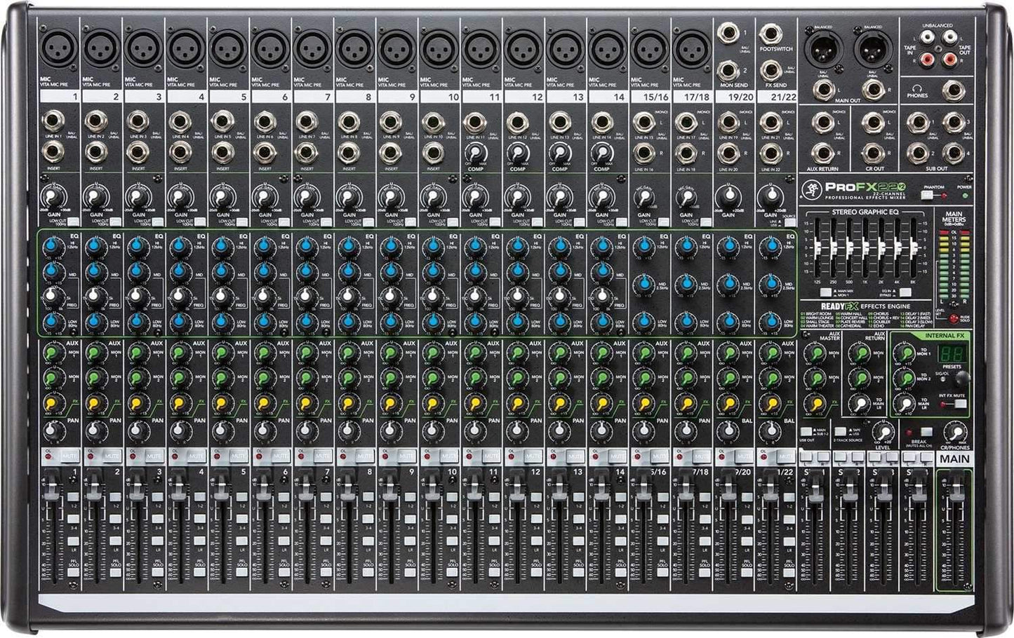 Mackie ProFX22v2 22-Channel Mixer with Gator Bag - PSSL ProSound and Stage Lighting