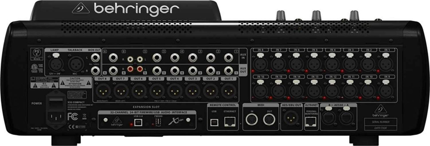 Behringer X32 Compact 40-Input Digital Mixer with Gator Bag - PSSL ProSound and Stage Lighting