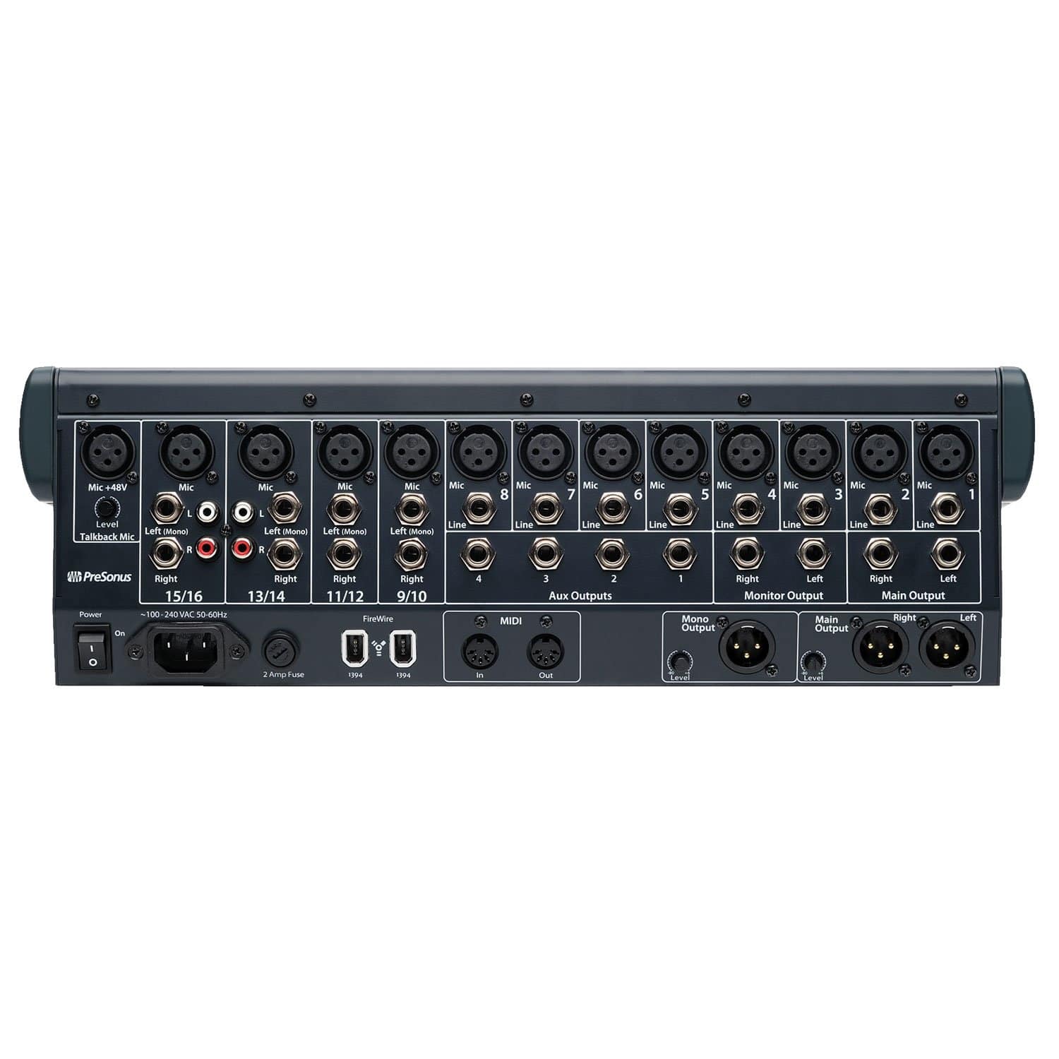 PreSonus StudioLive 16.0.2 USB Digital Mixer with Gator Waterproof Case - PSSL ProSound and Stage Lighting