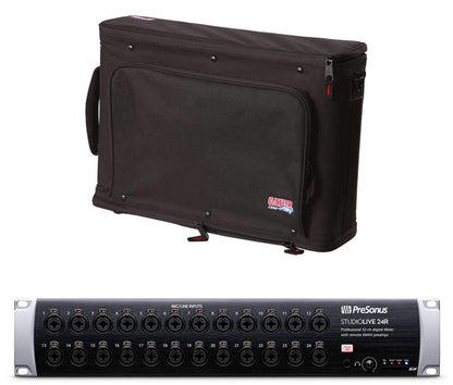 PreSonus StudioLive 24R Digital Rack Mixer with Gator Road Bag - PSSL ProSound and Stage Lighting