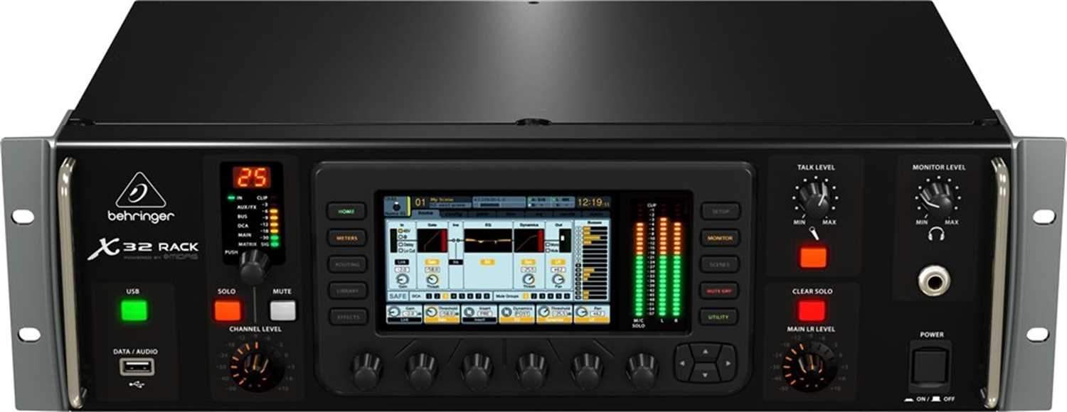 Behringer X32 Rack 40-Input Digital Mixer with Gator Case - PSSL ProSound and Stage Lighting