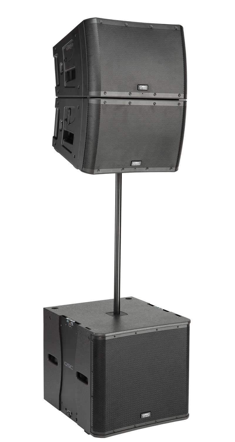 QSC KLA12-BK Line Array Speakers (x2) with KLA181-BK Subwoofer - PSSL ProSound and Stage Lighting