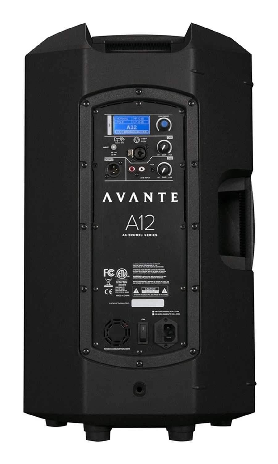 Avante A12 12-Inch Powered Speakers with Gator Stands - PSSL ProSound and Stage Lighting