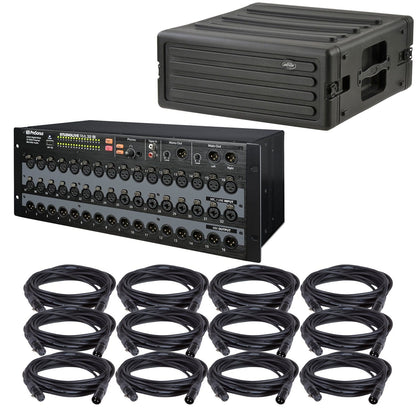 PreSonus RML32AI Rackmount Digital Mixer with Case & Cable 12-Pack - PSSL ProSound and Stage Lighting