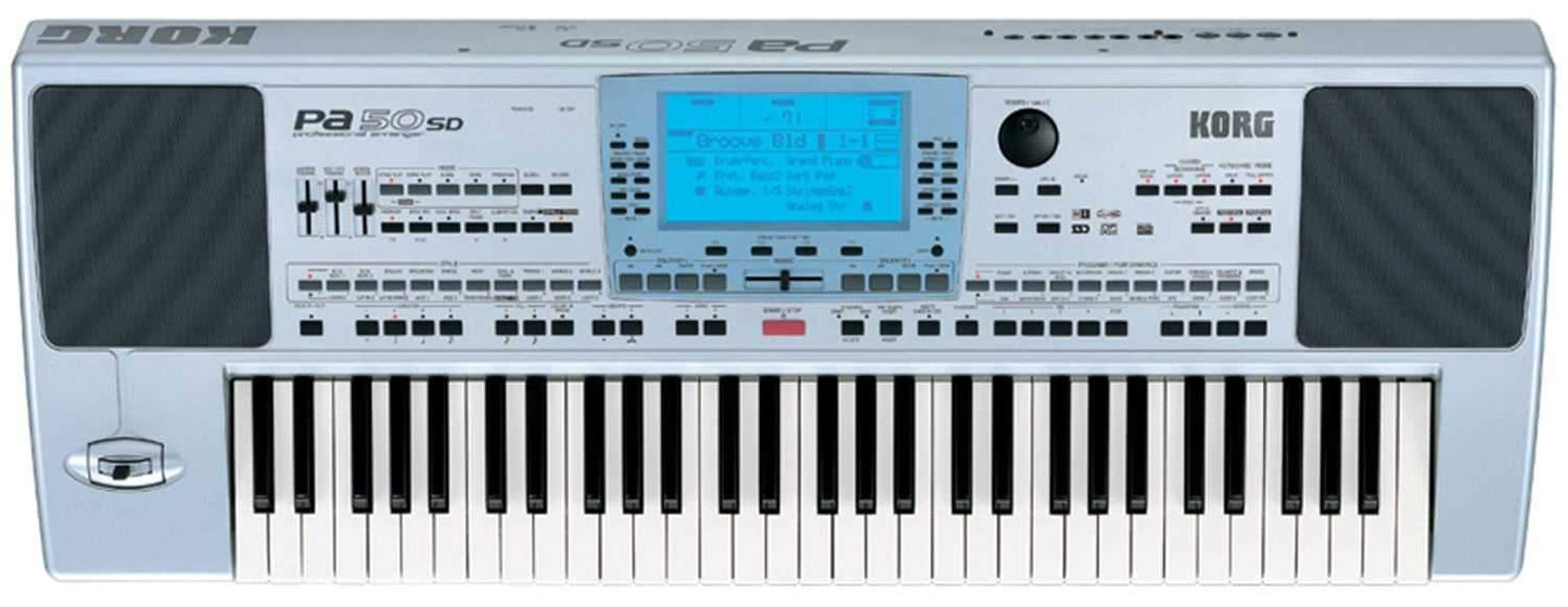 Korg PA50SD 61-Key Sequencer/Arranger (SD Card) - PSSL ProSound and Stage Lighting