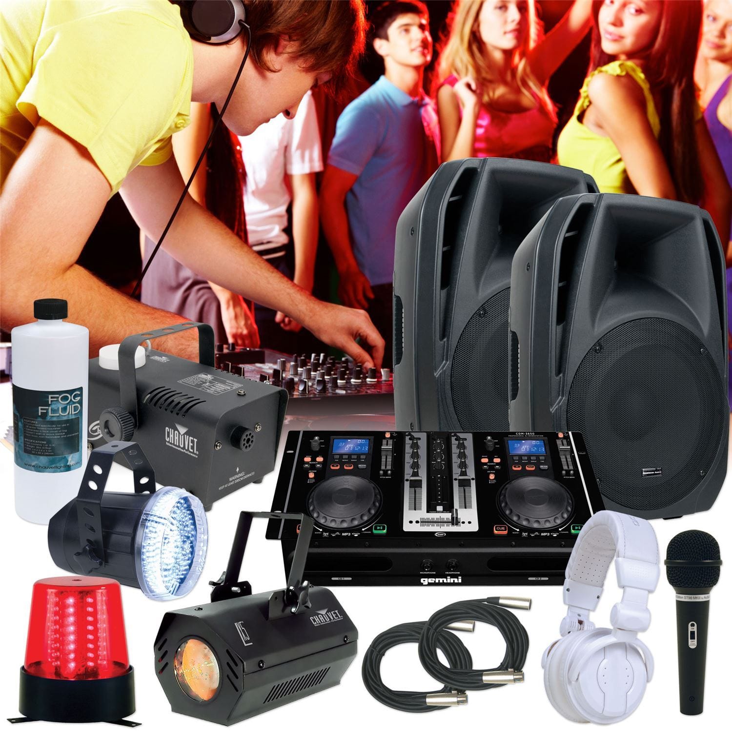 Complete Dj Mid To Large Party Package - PSSL ProSound and Stage Lighting