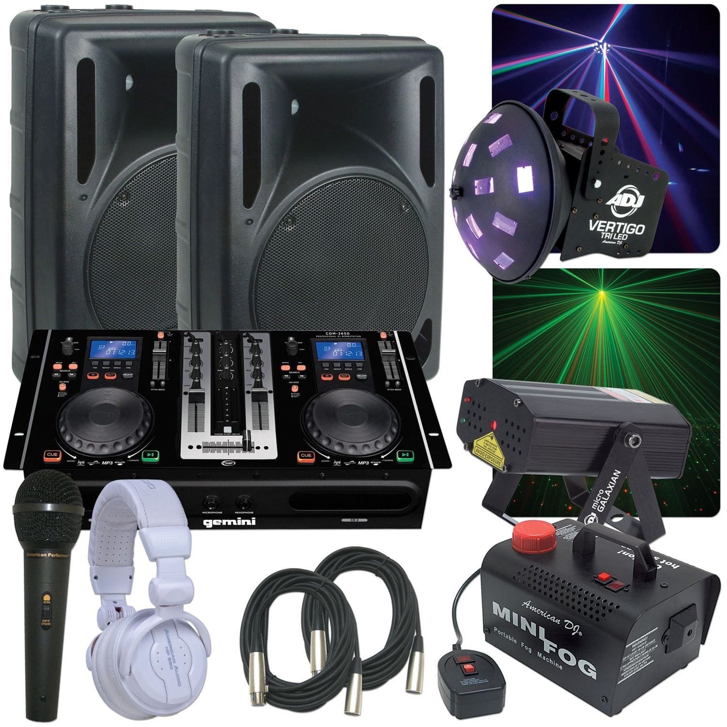 Economy Complete House Party In A Box Package - PSSL ProSound and Stage Lighting