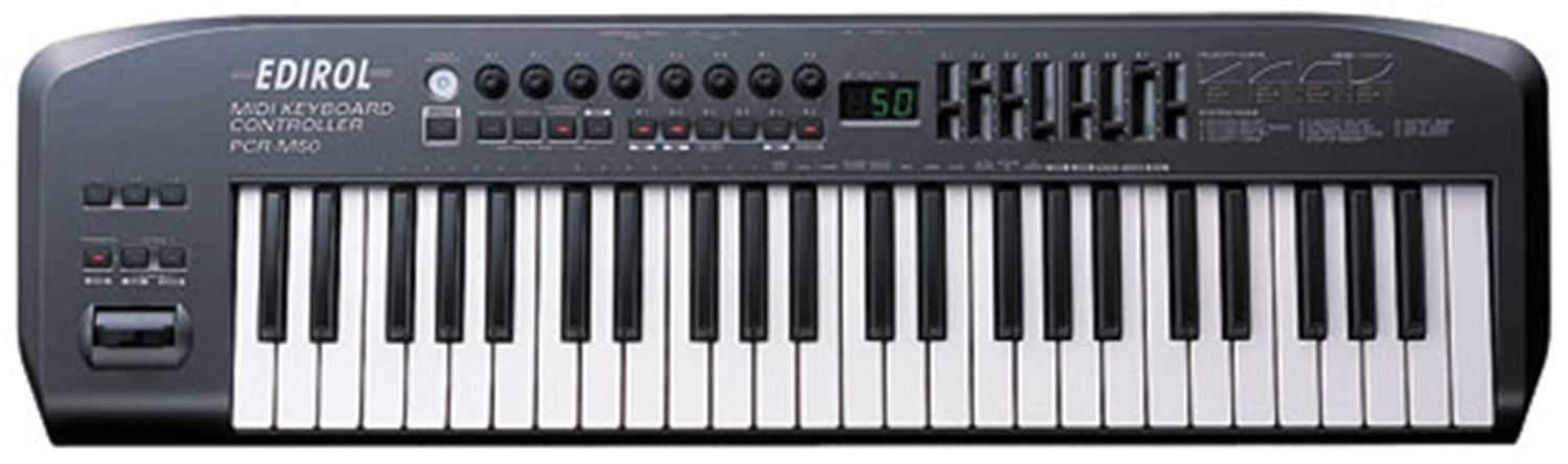 Edirol PCR50 Midi Keyboard Controller - 49 Key - PSSL ProSound and Stage Lighting