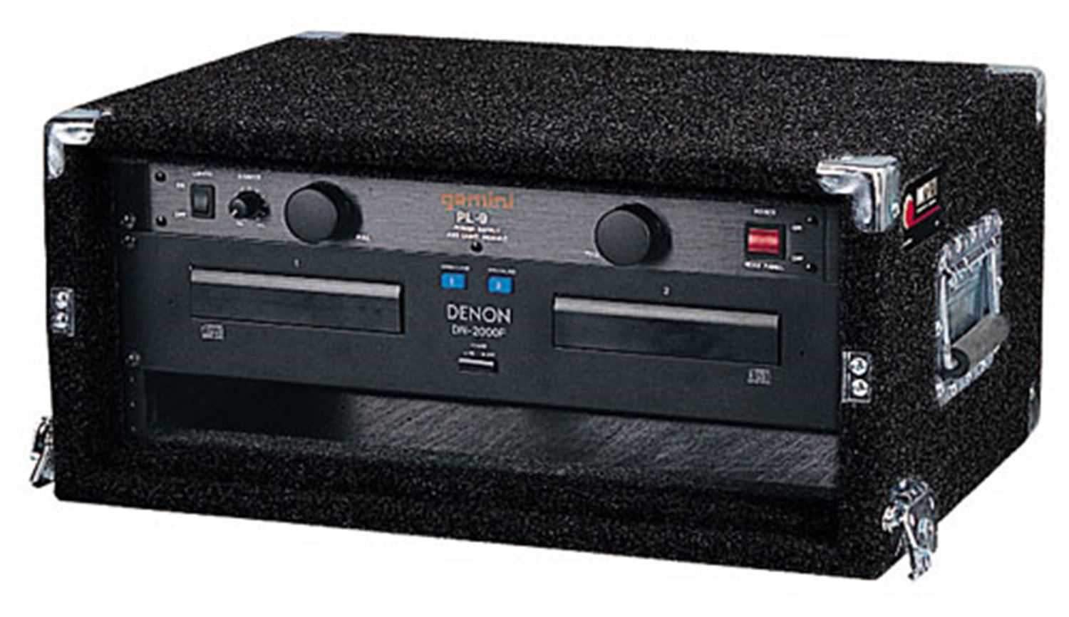 Odyssey CRE04 Carpeted 4 Space Amp Rack Case