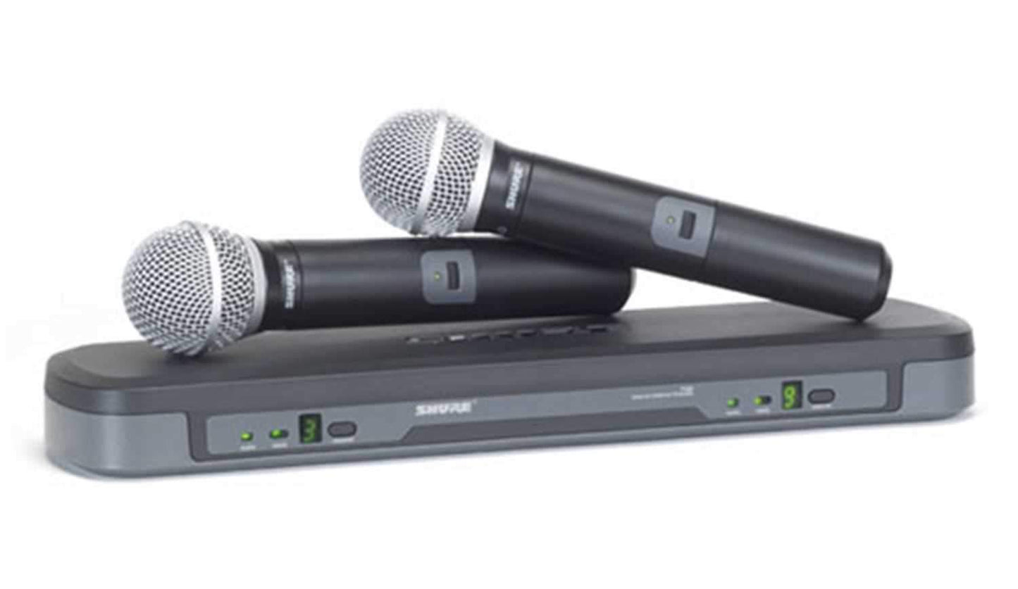 Shure PG288PG58 Dual Handheld Wireless Mic System - PSSL ProSound and Stage Lighting