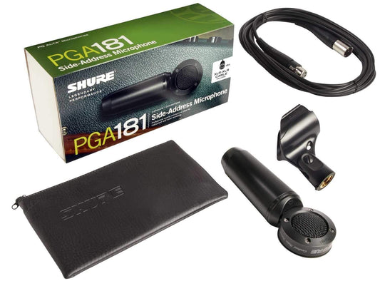 Shure PGA181-XLR Side Address Condenser Mic - XLR - PSSL ProSound and Stage Lighting