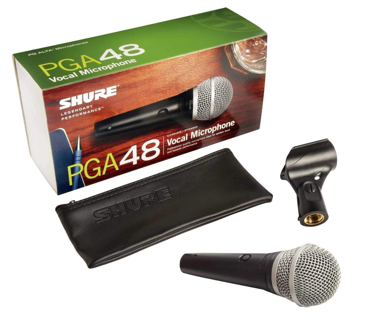 Shure PGA48-LC Dynamic Vocal Microphone - No Cable - PSSL ProSound and Stage Lighting