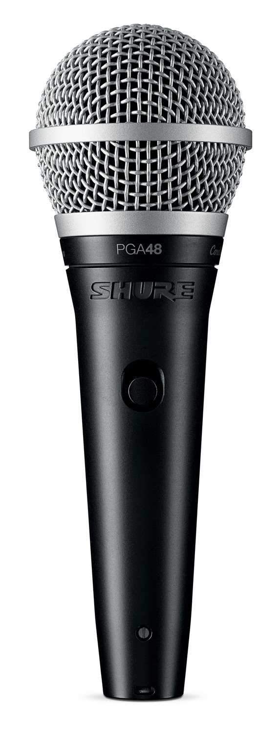 Shure PGA48-QTR Dynamic Vocal Microphone with XLR-QTR Cable – Solotech