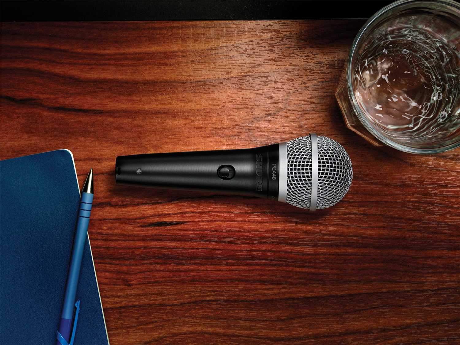 Shure PGA48-QTR Dynamic Vocal Microphone with XLR-QTR Cable – Solotech