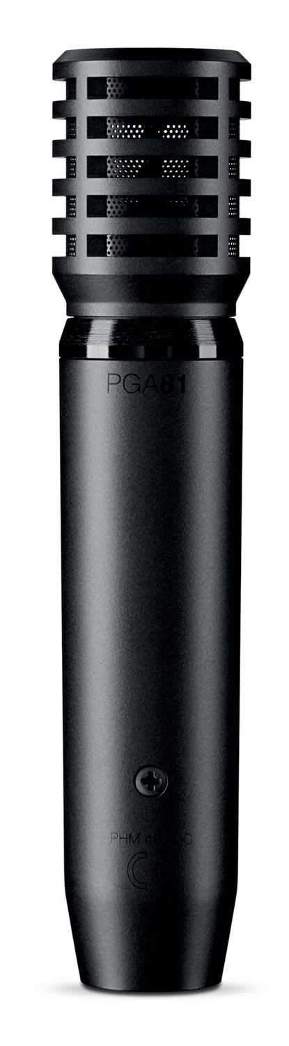 Shure PGA81 Small-Diaphragm Condenser Microphone with XLR Cable