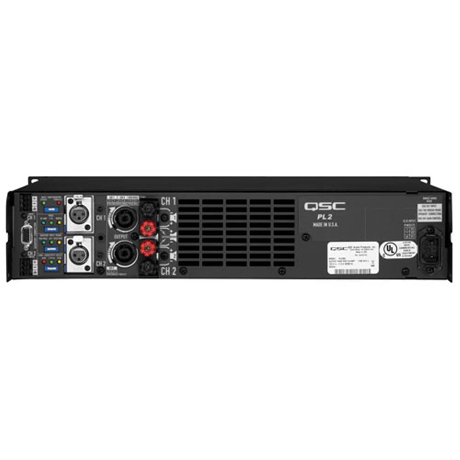 QSC PL218A PL2A Series Power Amp 310W @ 8 ohms - PSSL ProSound and Stage Lighting