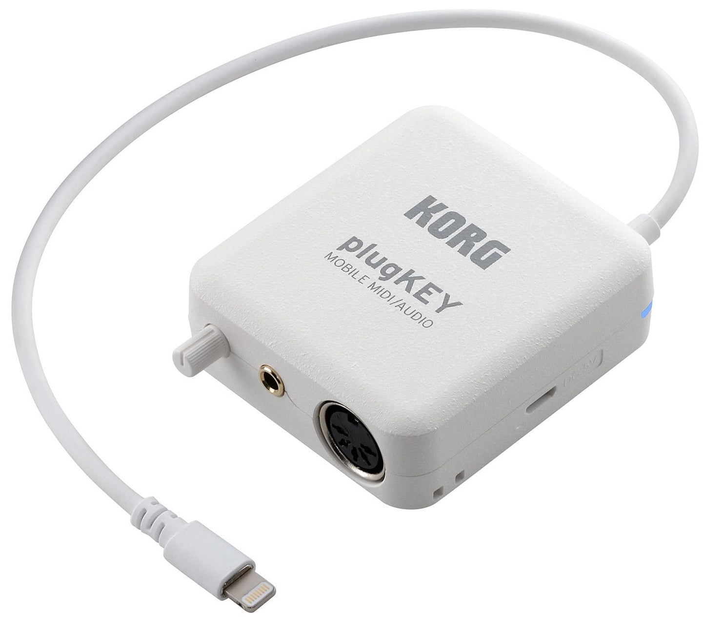 Korg PLUGKEY MIDI to iOS Lightning Adaptor (White) - PSSL ProSound and Stage Lighting