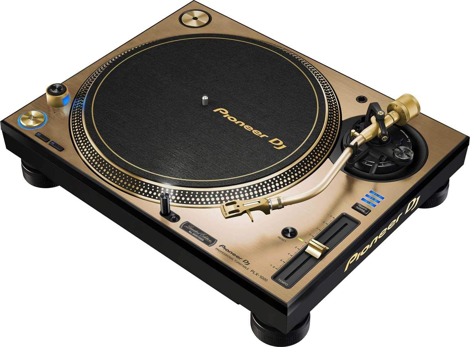 Pioneer DJ PLX-1000 Limited Edition Gold DJ Turntable | Solotech