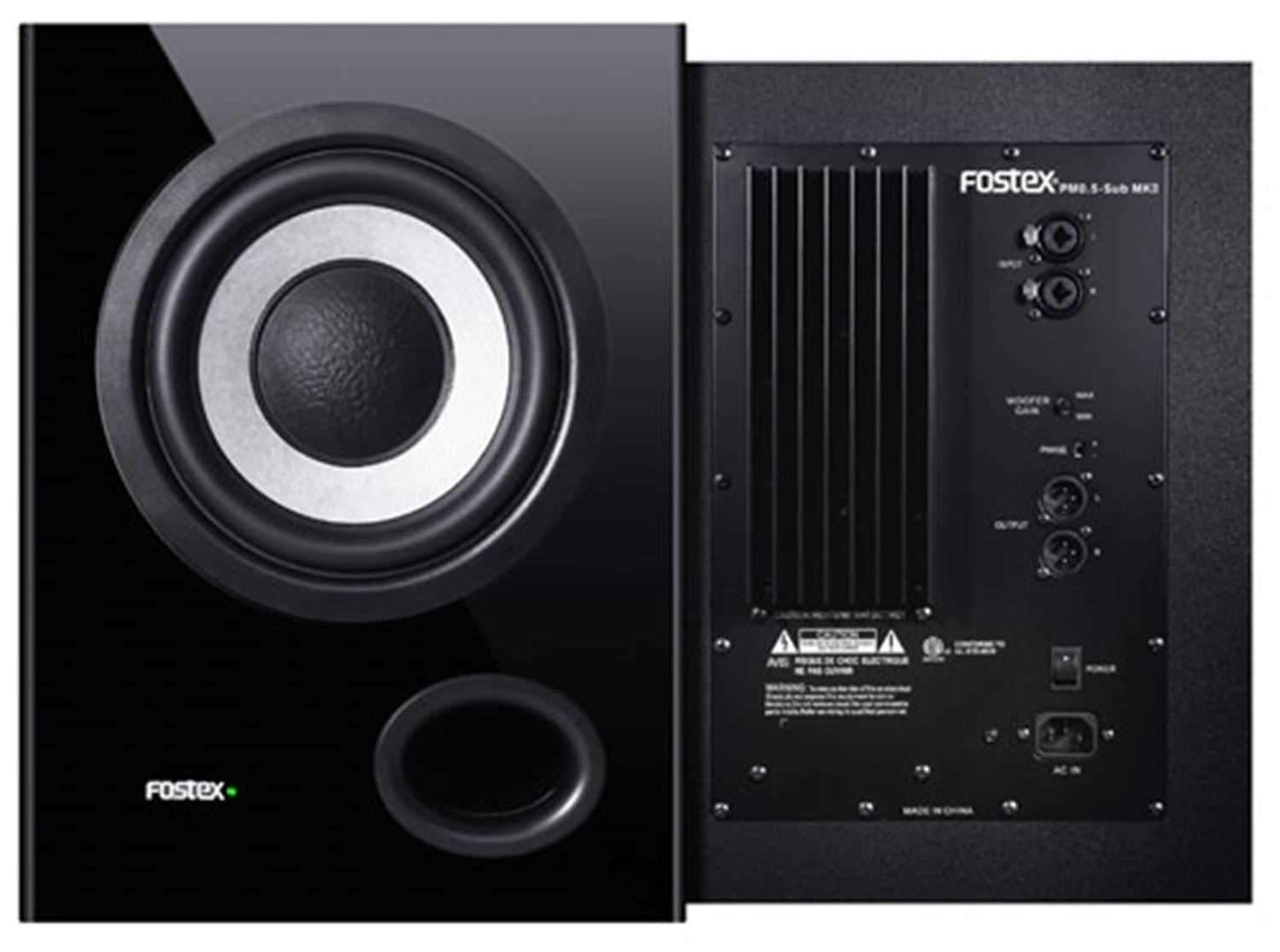 Fostex PM05-SUB-MKII 8in Active Studio Sub 110W - PSSL ProSound and Stage Lighting