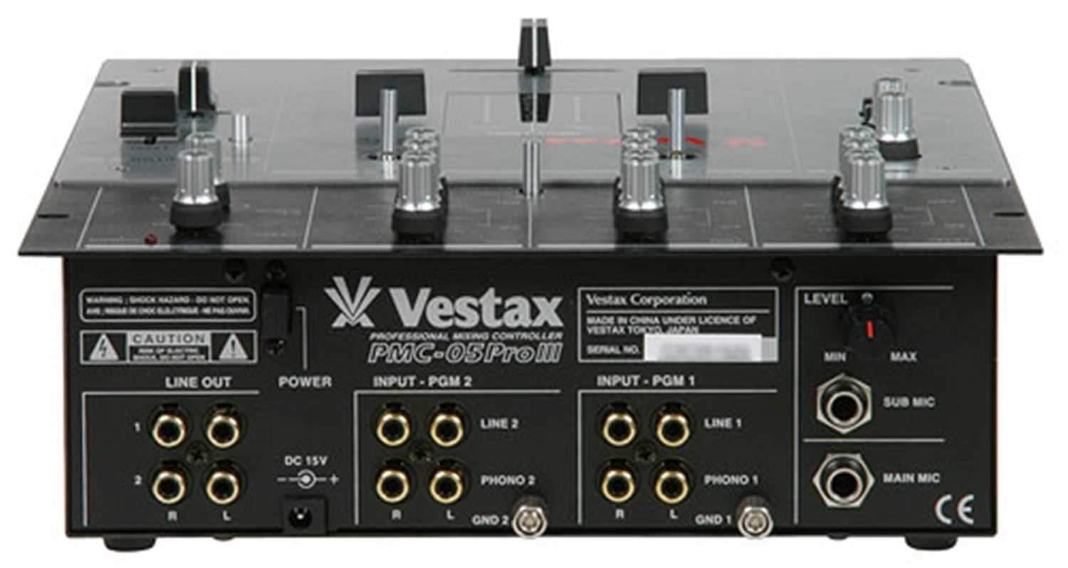 Vestax PMC-05-PRO-III-VCA 2-Ch Pro DJ Mixer