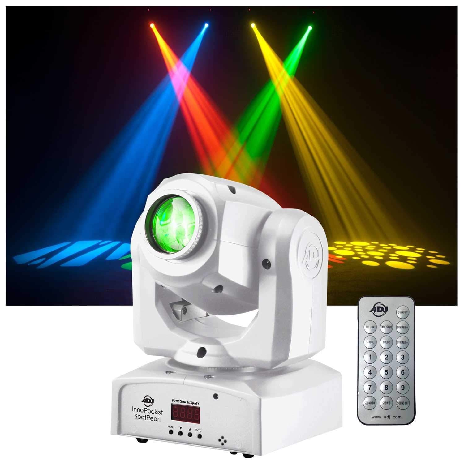 ADJ American DJ Inno Pocket Spot Pearl 12-Watt LED Moving Head Light - PSSL ProSound and Stage Lighting