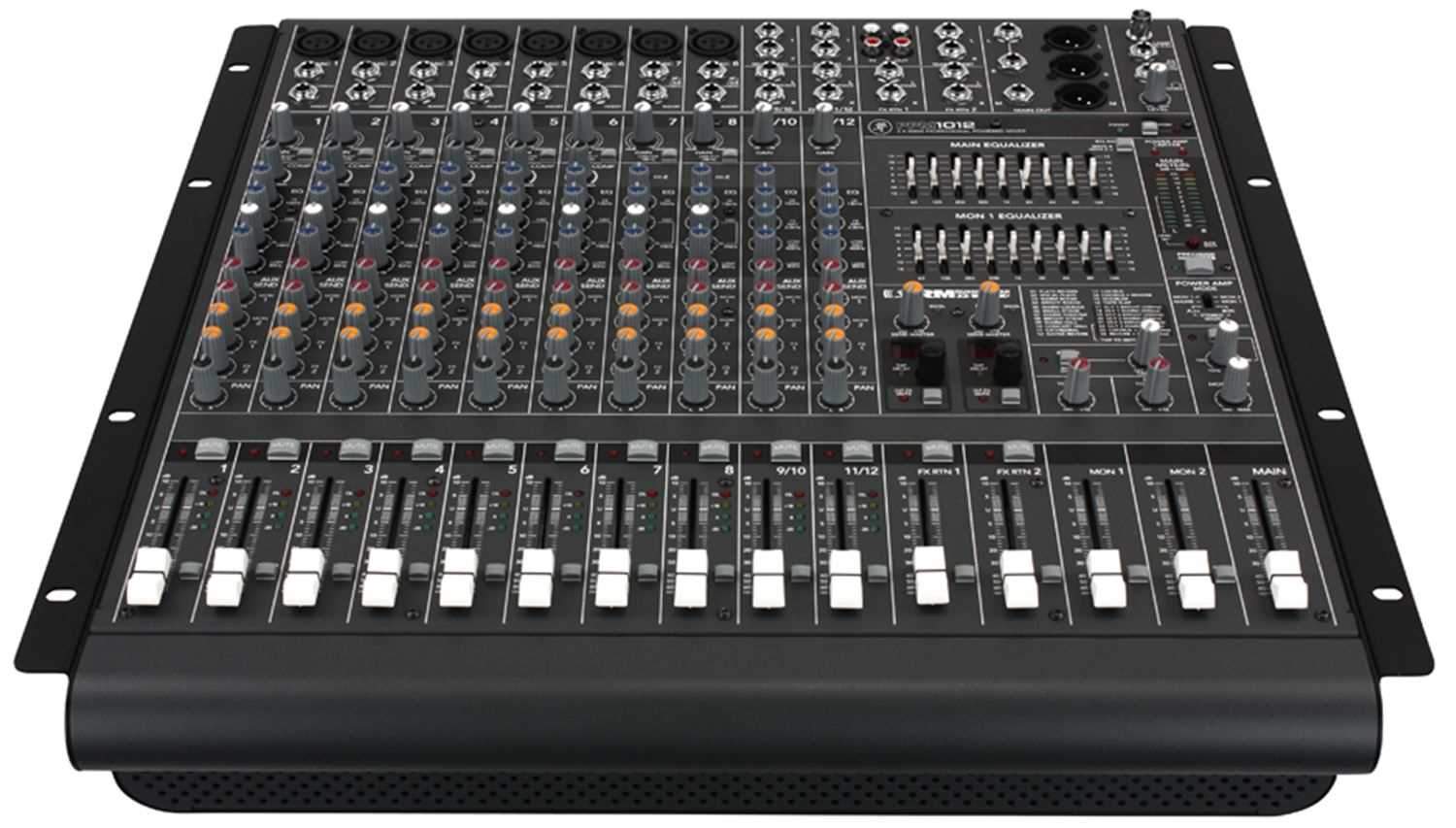 Mackie PPM1012 12ch 1600W Powered Desktop Mixer - PSSL ProSound and Stage Lighting