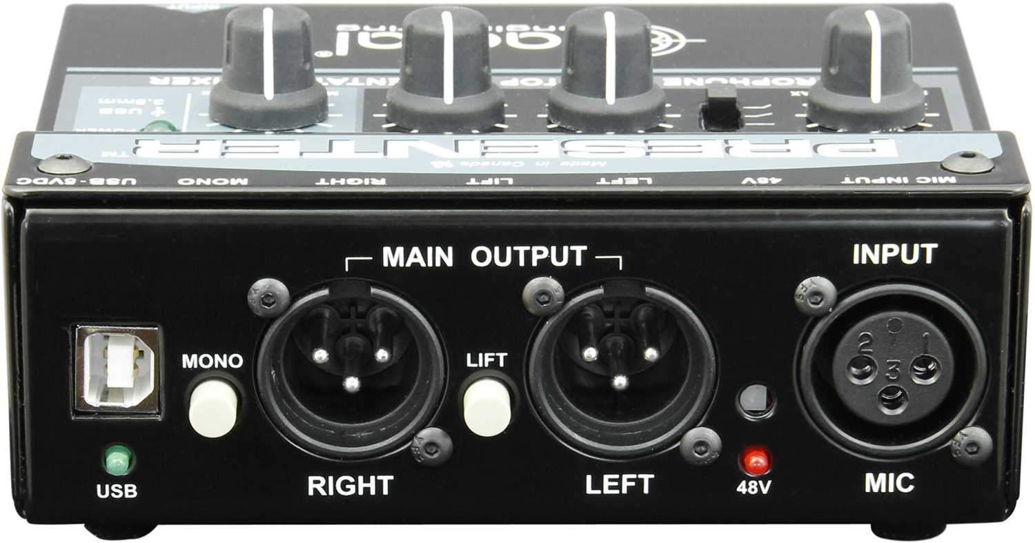 Radial Presenter Presentation Mixer with Mic Preamp - PSSL ProSound and Stage Lighting