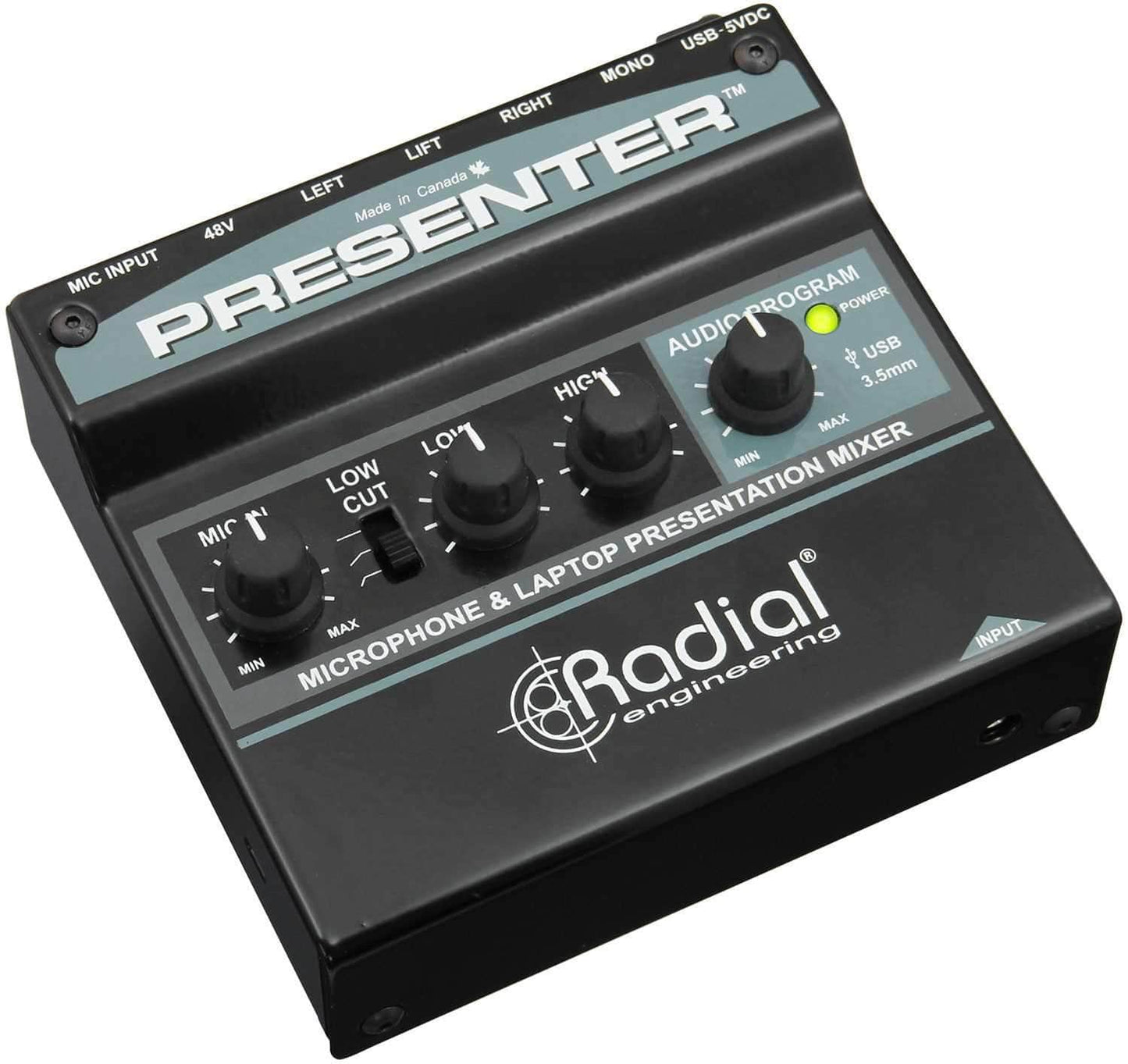 Radial Presenter Presentation Mixer with Mic Preamp - PSSL ProSound and Stage Lighting